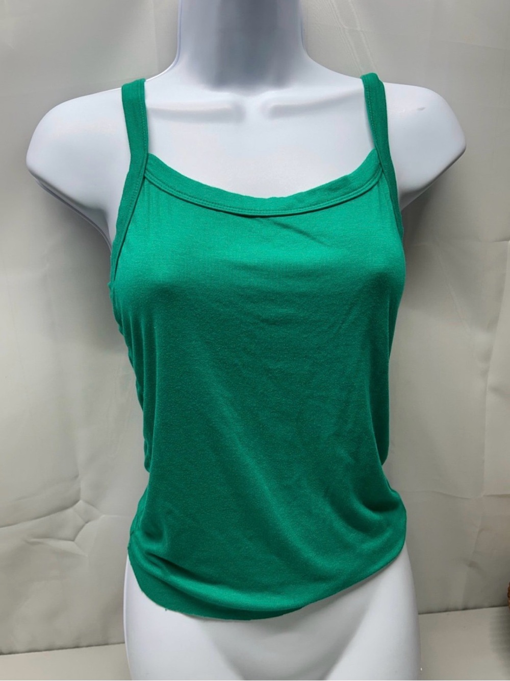 NATURAL LIFE Emerald Green Scoop Neck Tank Top